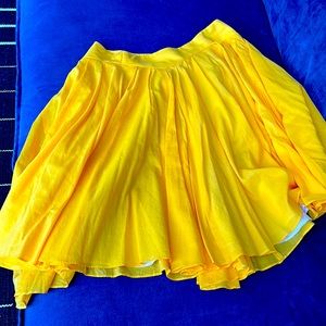 Bright yello circular skirt. Size 2 Perfect for Spring and Summer